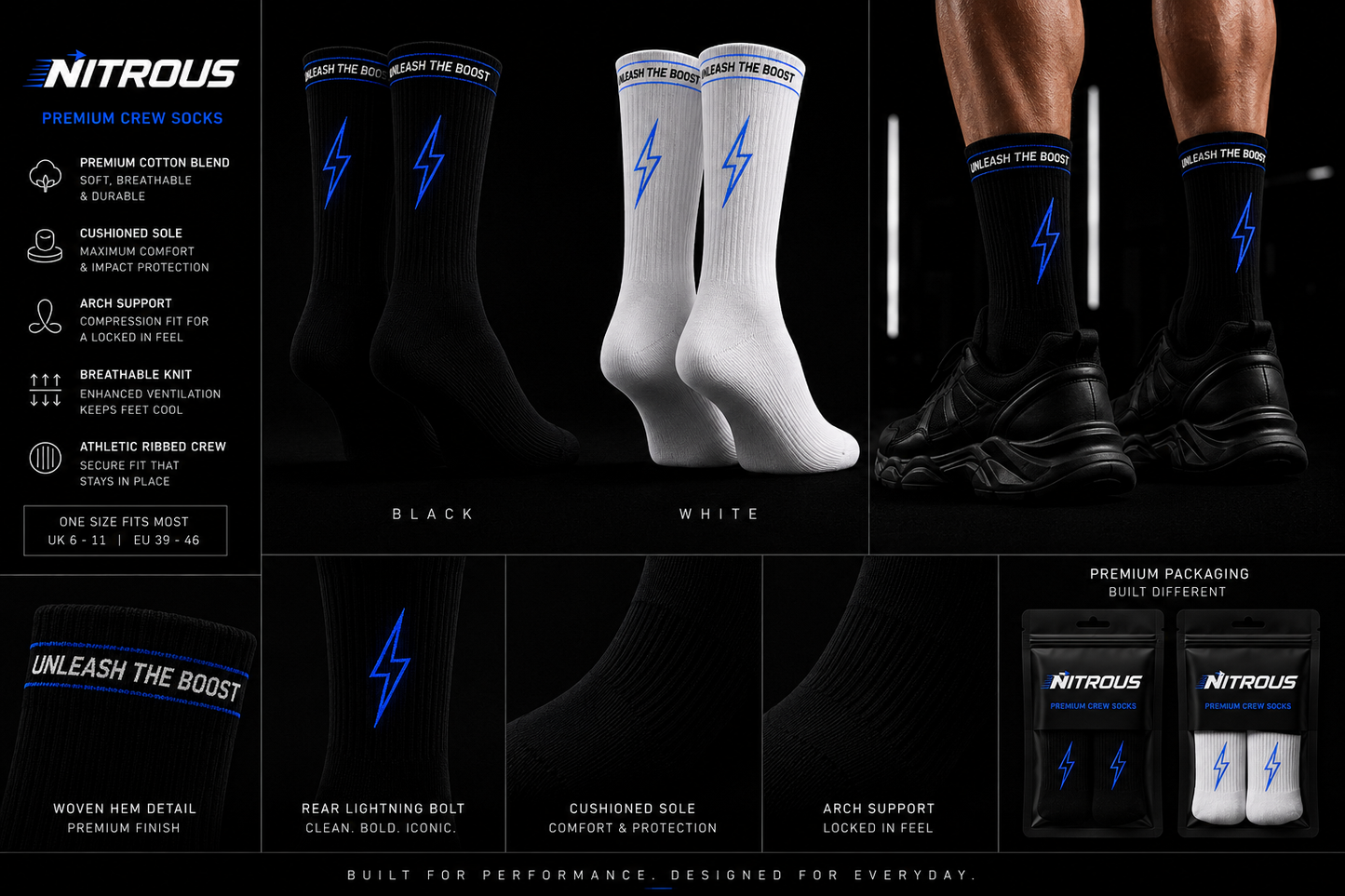 Nitrous Premium Crew Sock (coming soon)